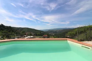 Santa Cristina - uitzicht vanuit zwembad