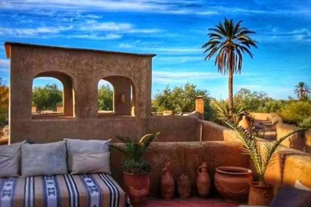 Dakterras, Les Jardins de Skoura, Marokko