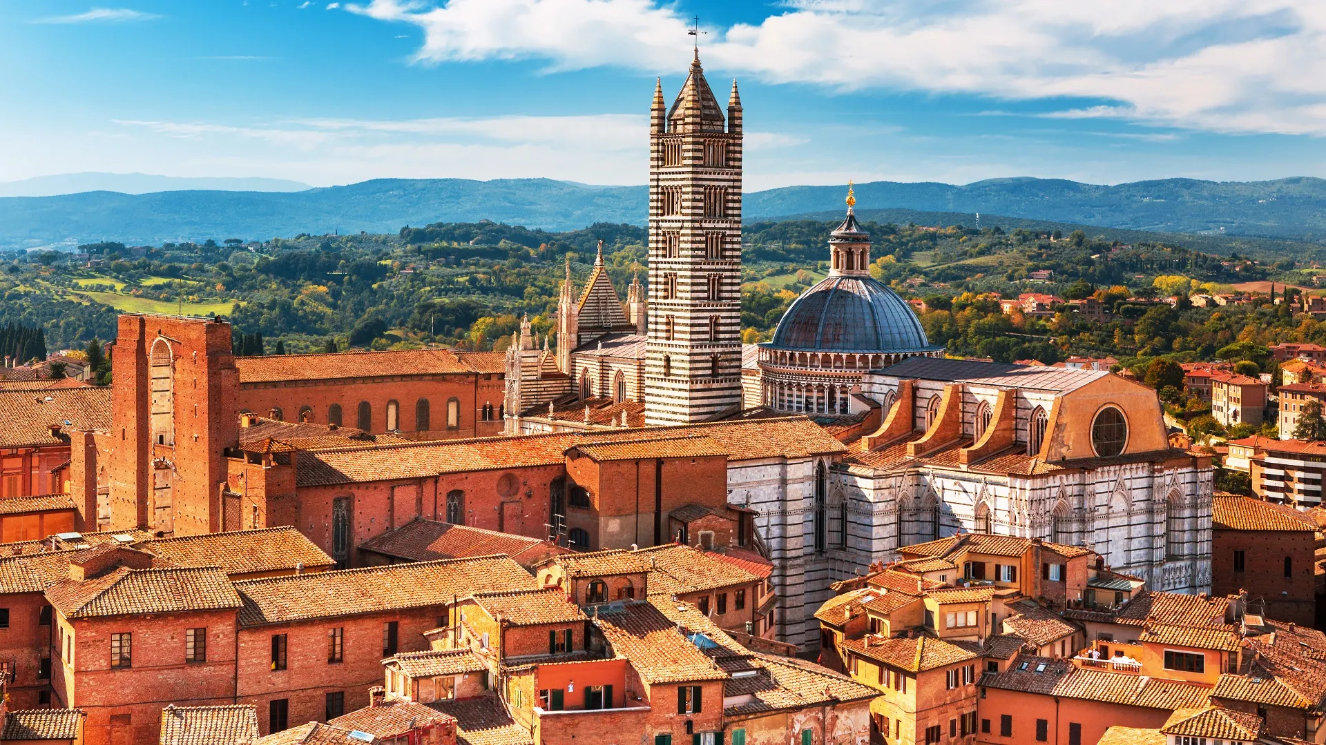 The Dome & Bell Tower of Siena Cathedral 