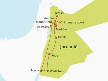 Privérondreis Ontdek Jordanië inclusief Wadi Rum