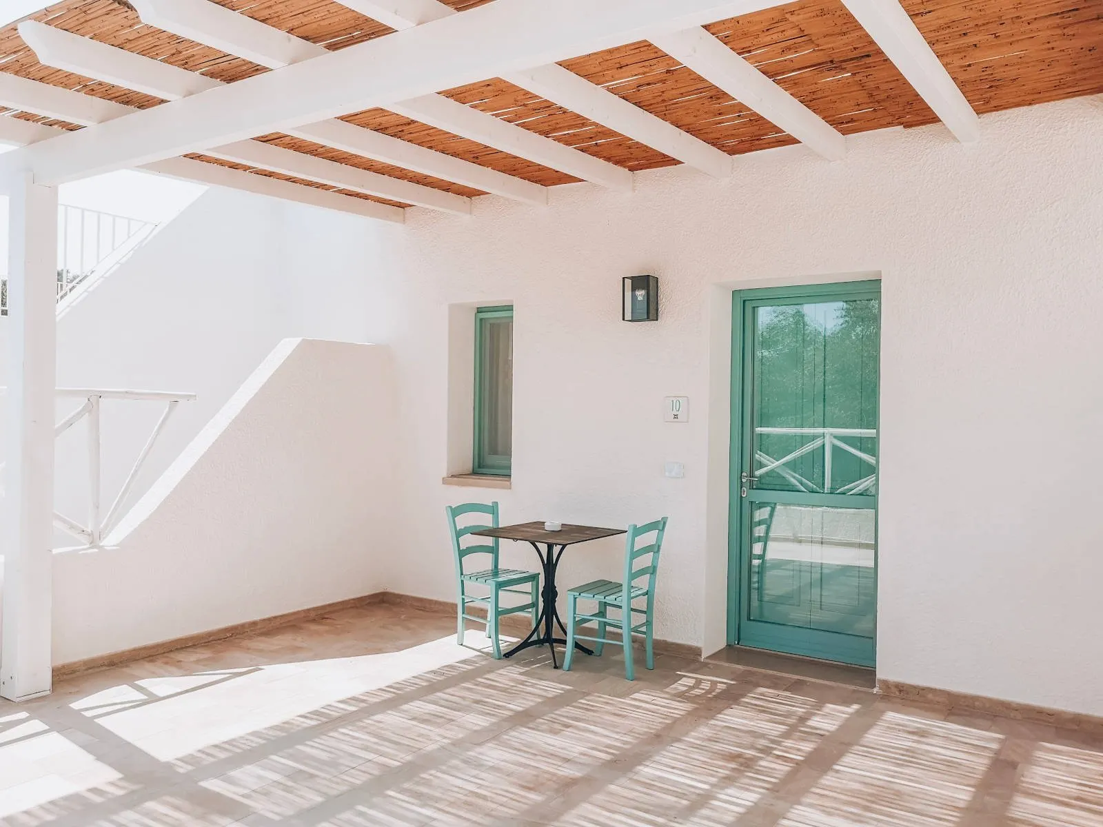 marenea suite hotel - puglia - italie - overdekt terras