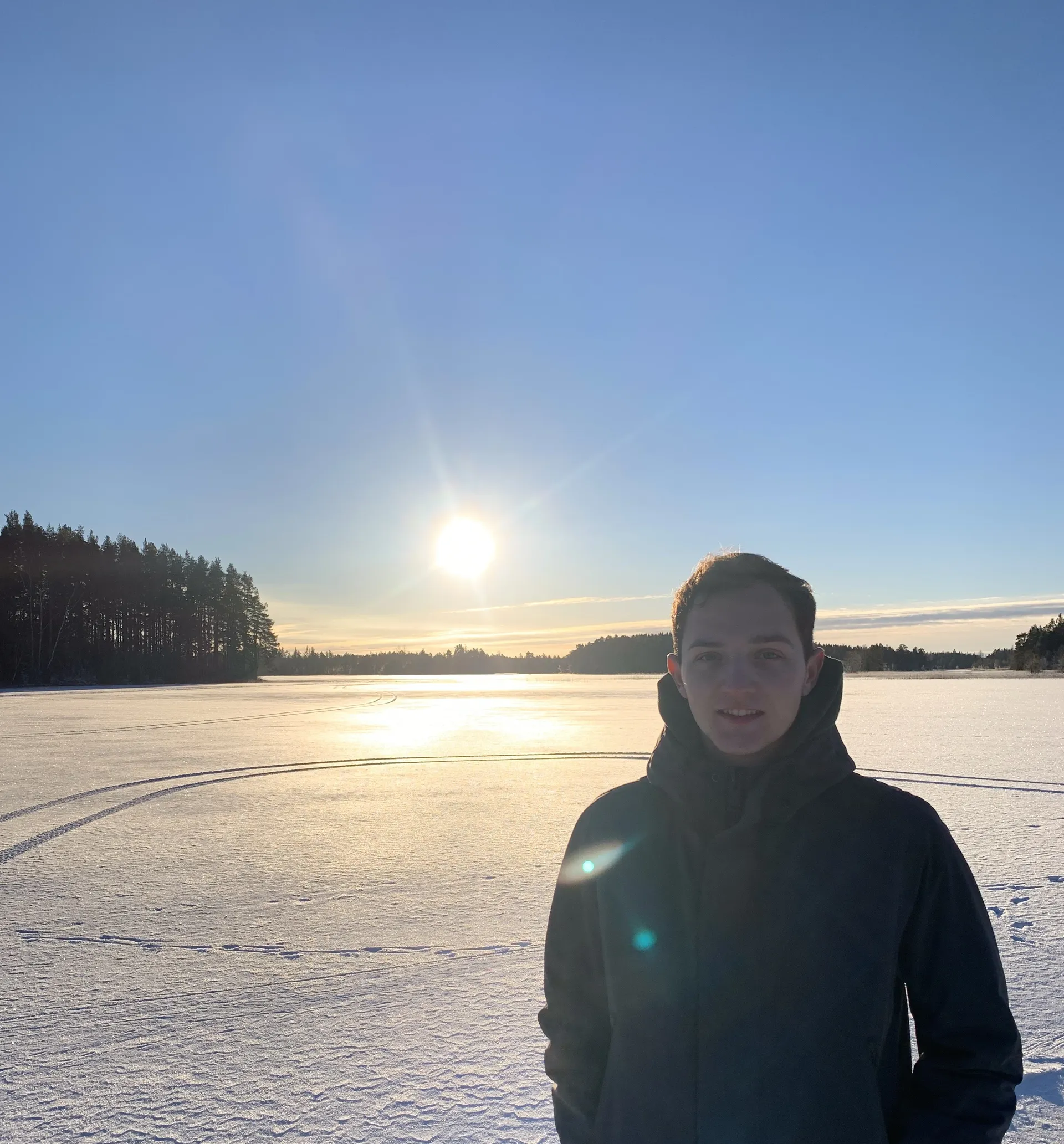 Dustin in Zweden - winter