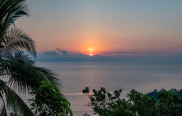 &Olives Costa Rica Sunrise view over Golfo Dulce on Osa Peninsula