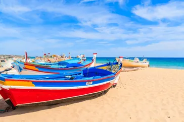 Portugal kleurrijke vissersboot