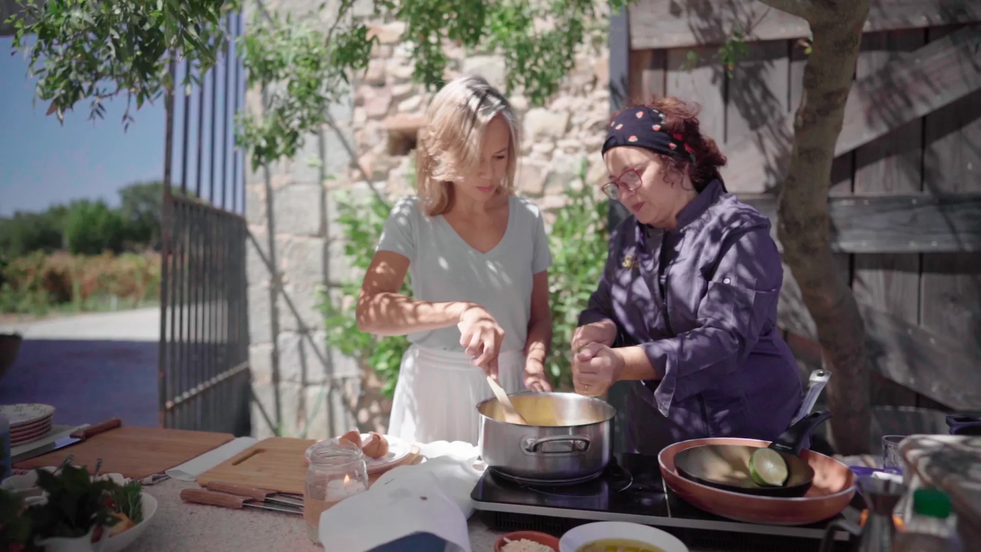 Samen buiten koken Portugal