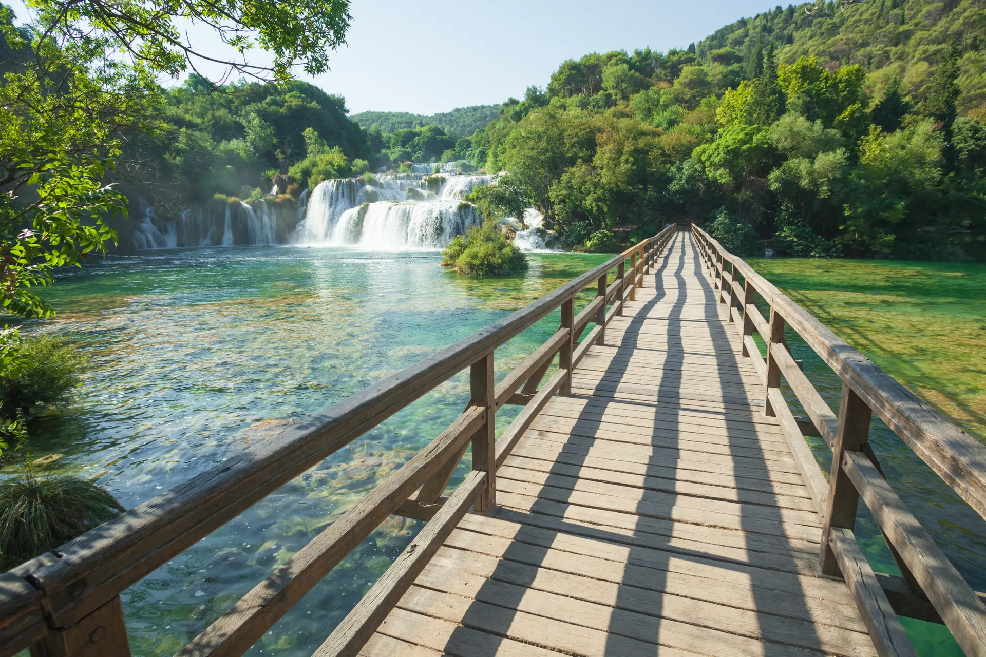 Krka National Park is one of the eight national parks in Kroatië