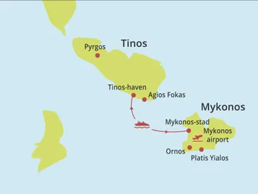 Kaartje Mykonos - Tinos