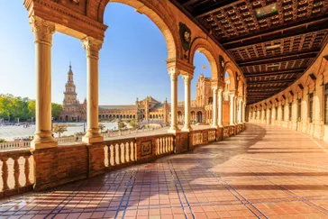 Spanje - Andalusie - Sevilla - Plaza de Espana