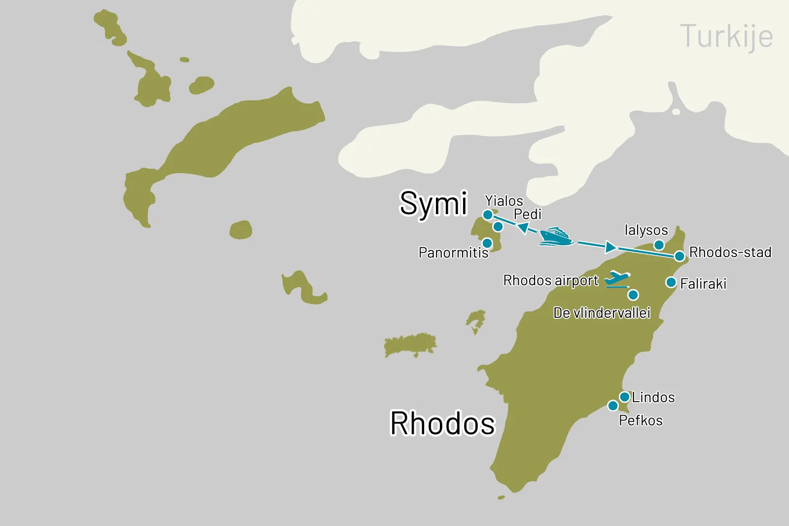 Eilandhoppen Rhodos - Symi