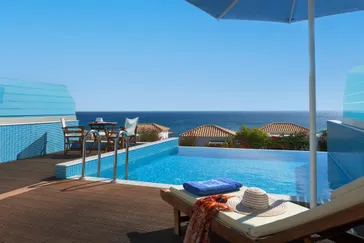 Atrium Prestige Thalasso Spa Resort - Lachania - luxe kamer zeezicht met privé zwembad