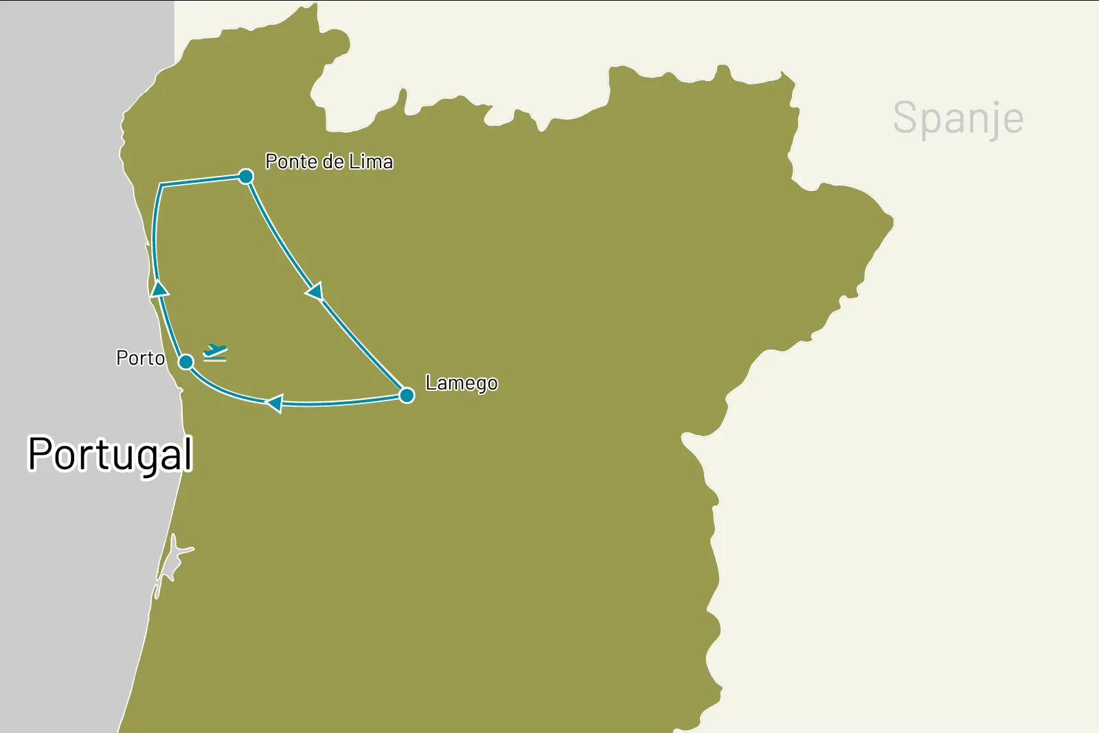 Fly-drive Ontspannen in Minho en Douro 8 dagen