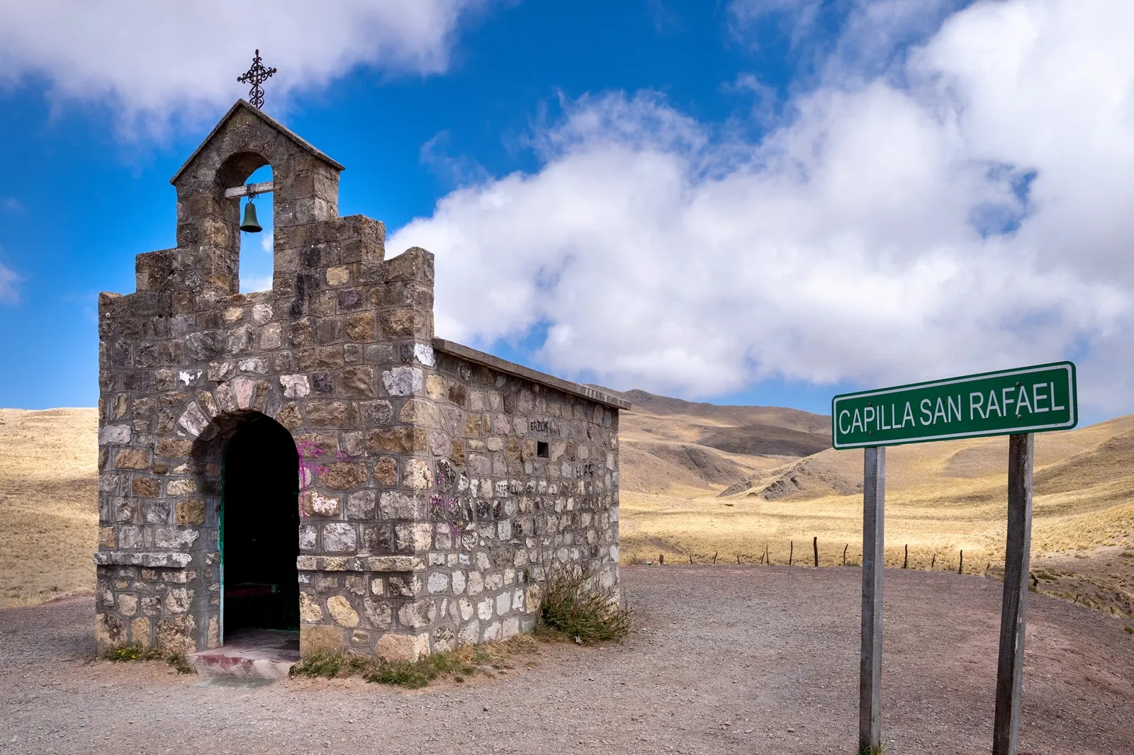 &Olives Argentinie Chapel San Rafael in the top of Cuesta del Obispo