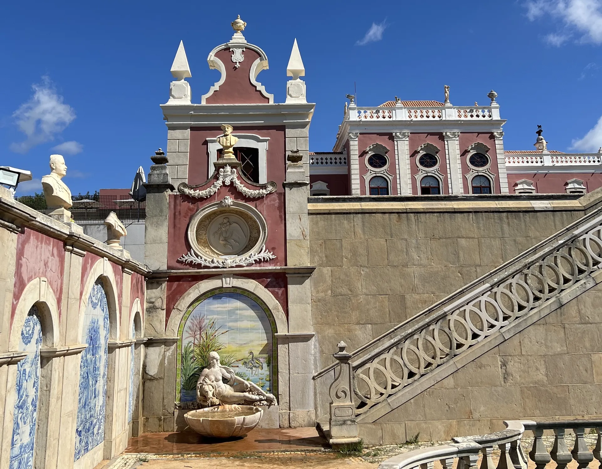 Pousada Palácio Estoi tuinen, Algarve, Portugal
