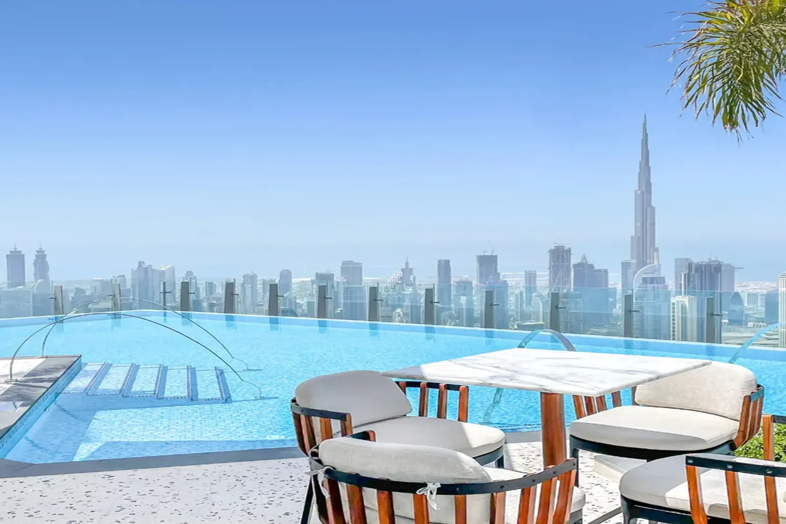 SLS Dubai ciel spa pool