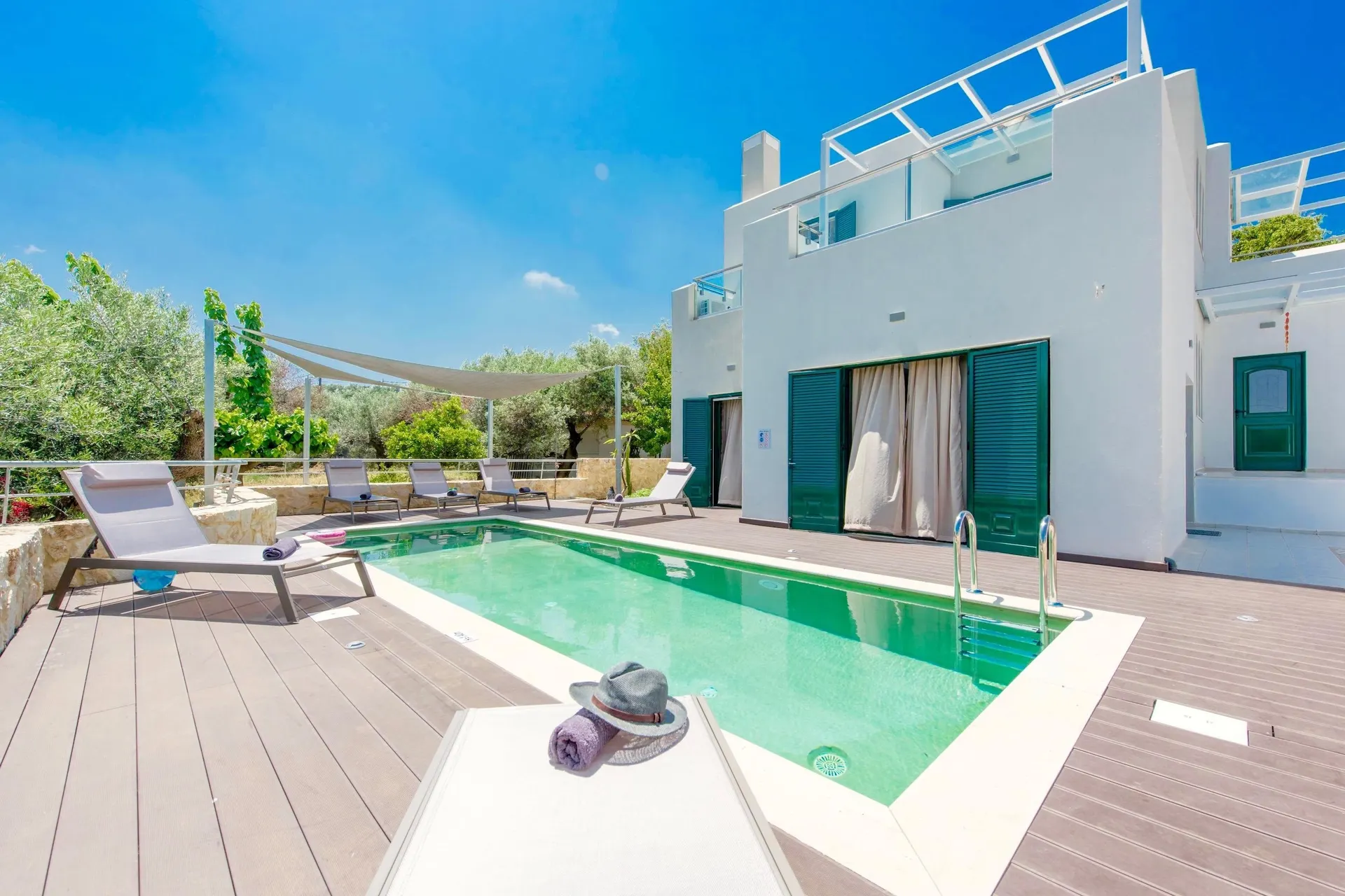 Villa's met privé-zwembad West-Kreta.