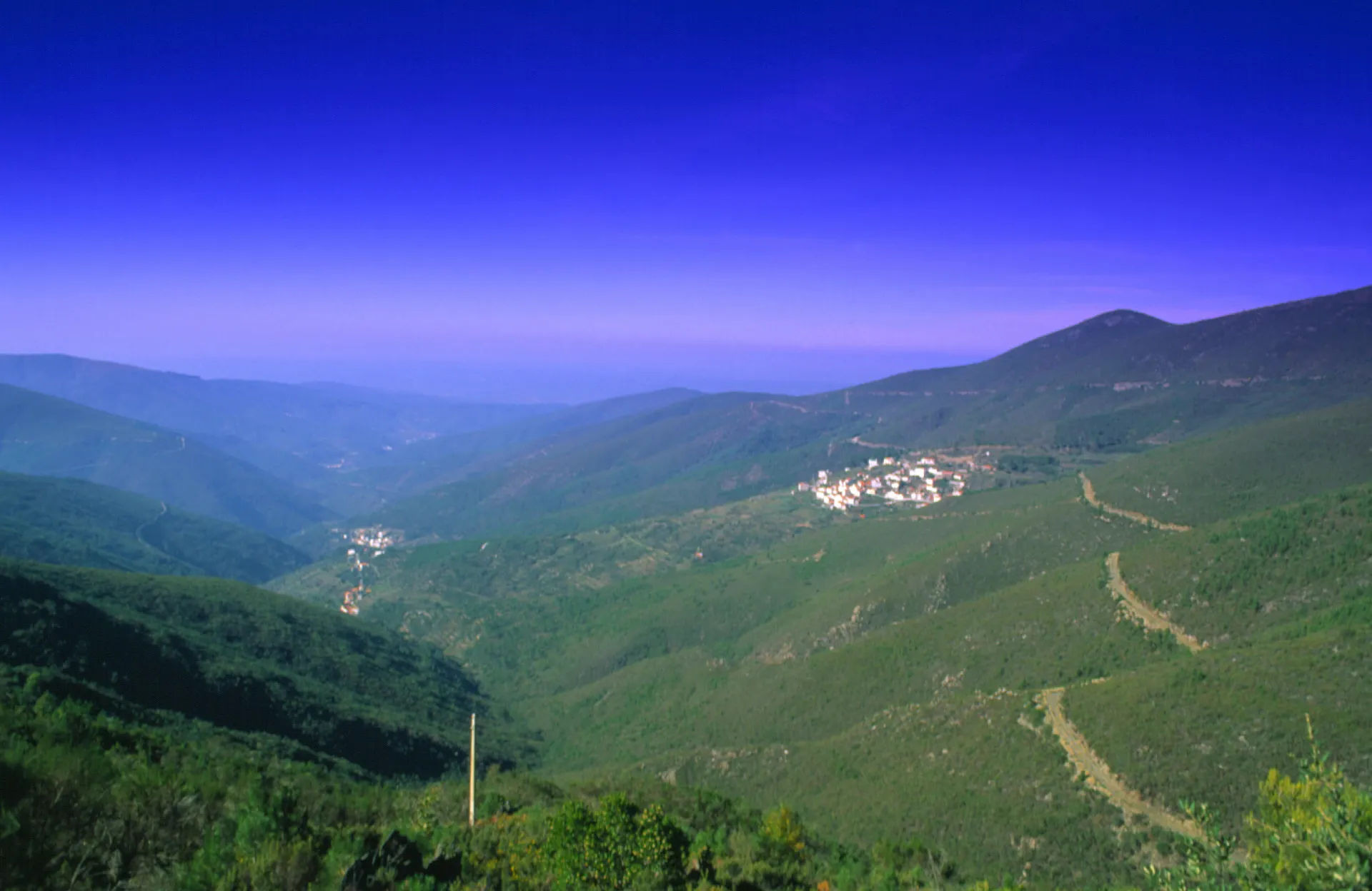 Het landschap rond Arganil, Centraal Portugal