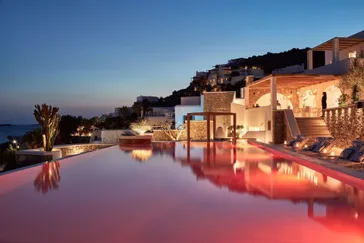 Hotel met uitzicht Mykonos Cycladen