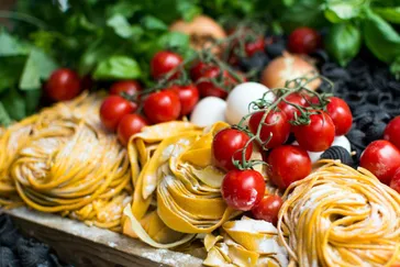 Italiaanse pasta met pomodori