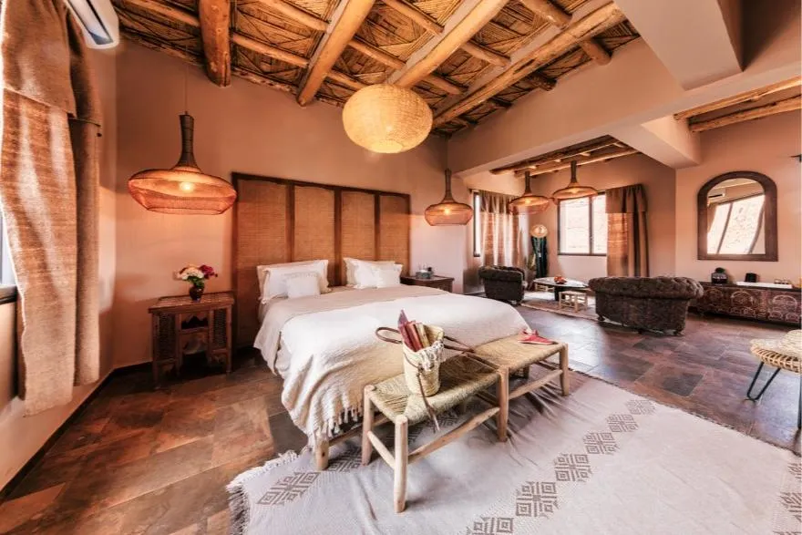 Riad Ksar Ighnda voorbeeld kamer