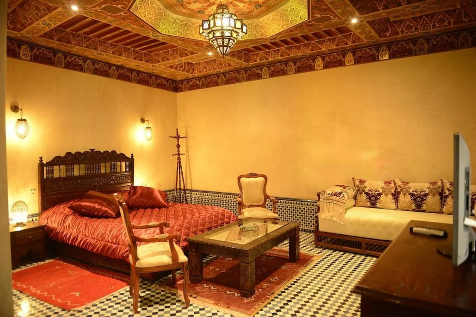 AndOlives-Marokko-Fez-Riad El Yacout-kamer