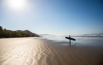 &Olives Costa Rica surfing in the morning at Santa Teresa