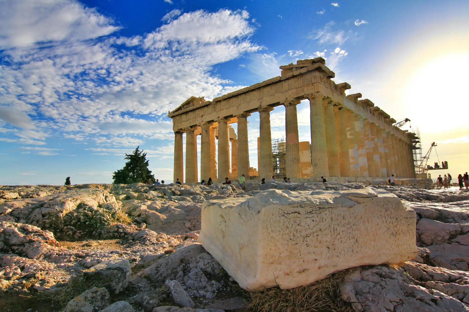 Parthenon, Akropolis in Athene, Griekenland