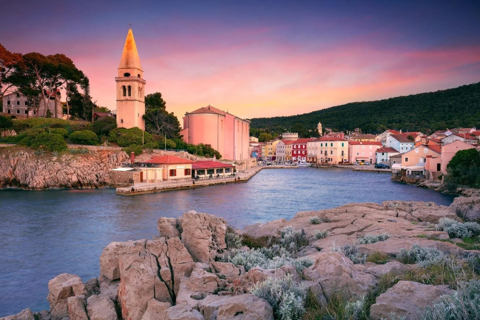 Losinj aan het water