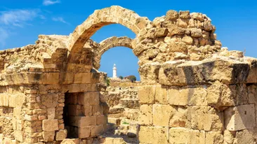 Oudheden in Paphos, Cyprus