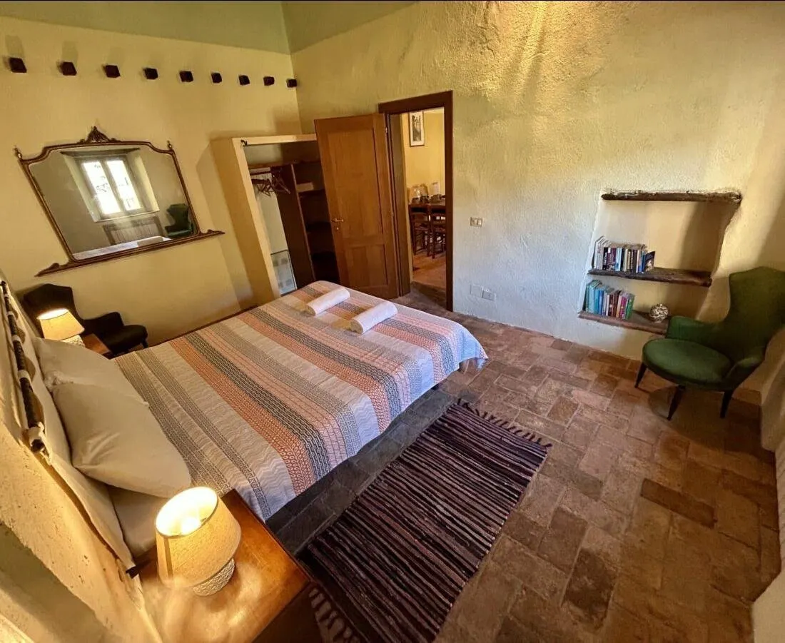 Podere Campalfi - slaapkamer appartement klein