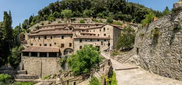 Het klooster Le Celle Cortona Toscane Italie