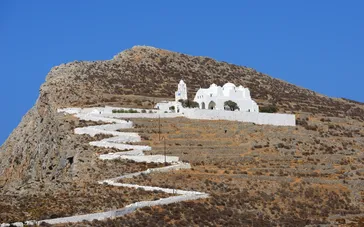 Folegandros, de kerk van Panagia in Chora
