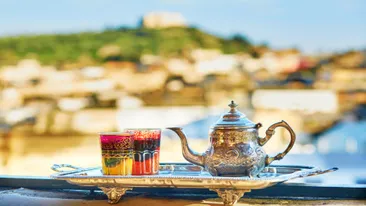 Traditionele Marokkaanse thee