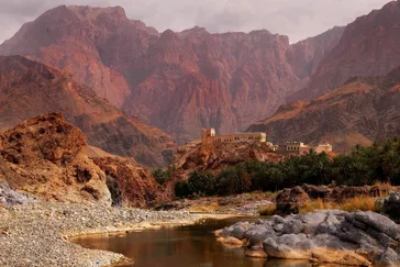 Al Hajar gebergte - Oman