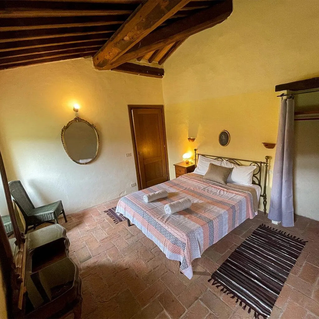 Podere Campalfi - slaapkamer appartement medium