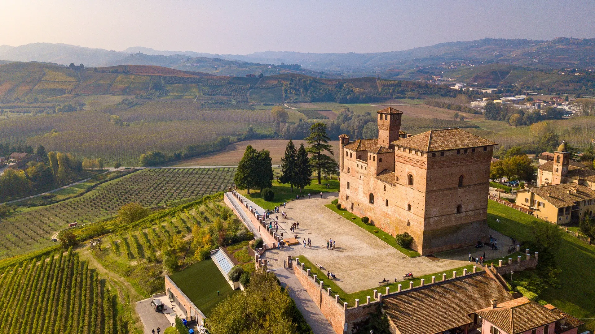 Kasteel van Grinzane Cavour, Langhe, in Piemonte, Italië