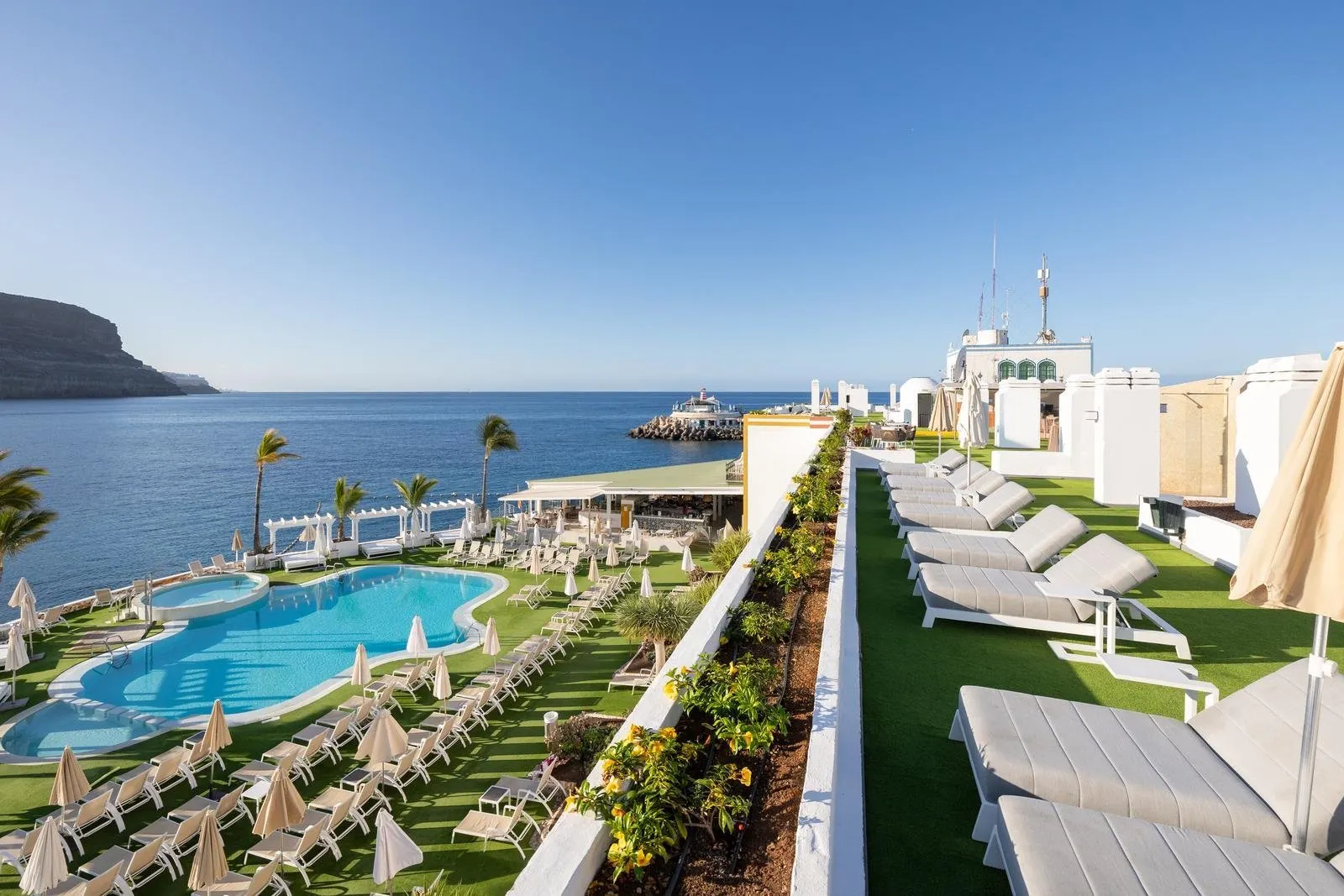 Livvo Puerto de Mogán - Zwembad en dakterras