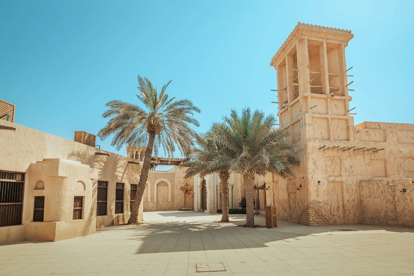 Shindagha historic district in Dubai Creek, UAE