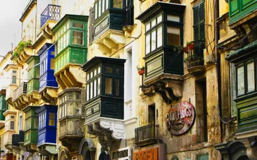 Traditionele balkons Malta