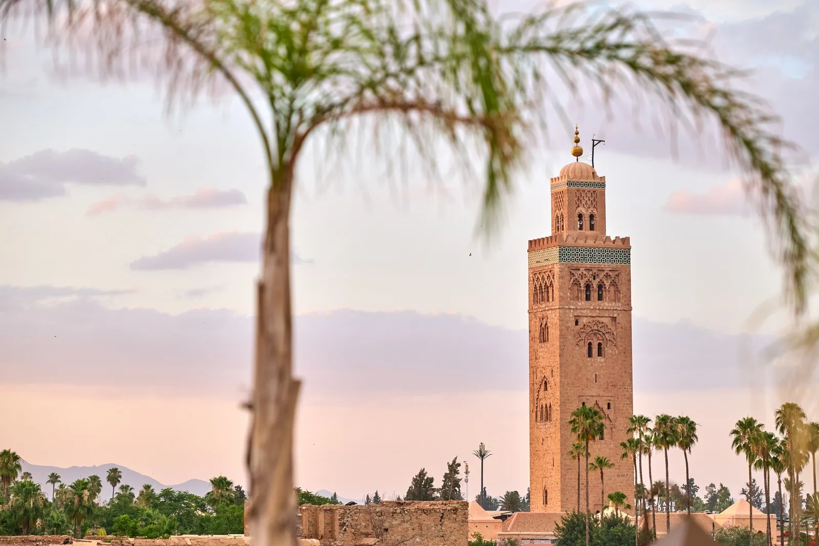 &Olives Morocco Nice sunset at Koutoubia Mosque , Marrakech