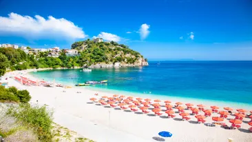 Valtos Beach, Parga, Epirus, Griekenland