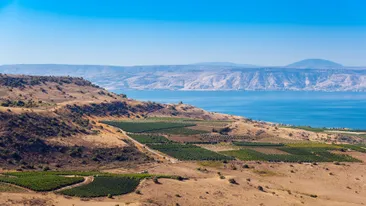 Het meer van Galilea in Israël