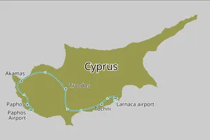 Fly-drive Hike & Drive - Route