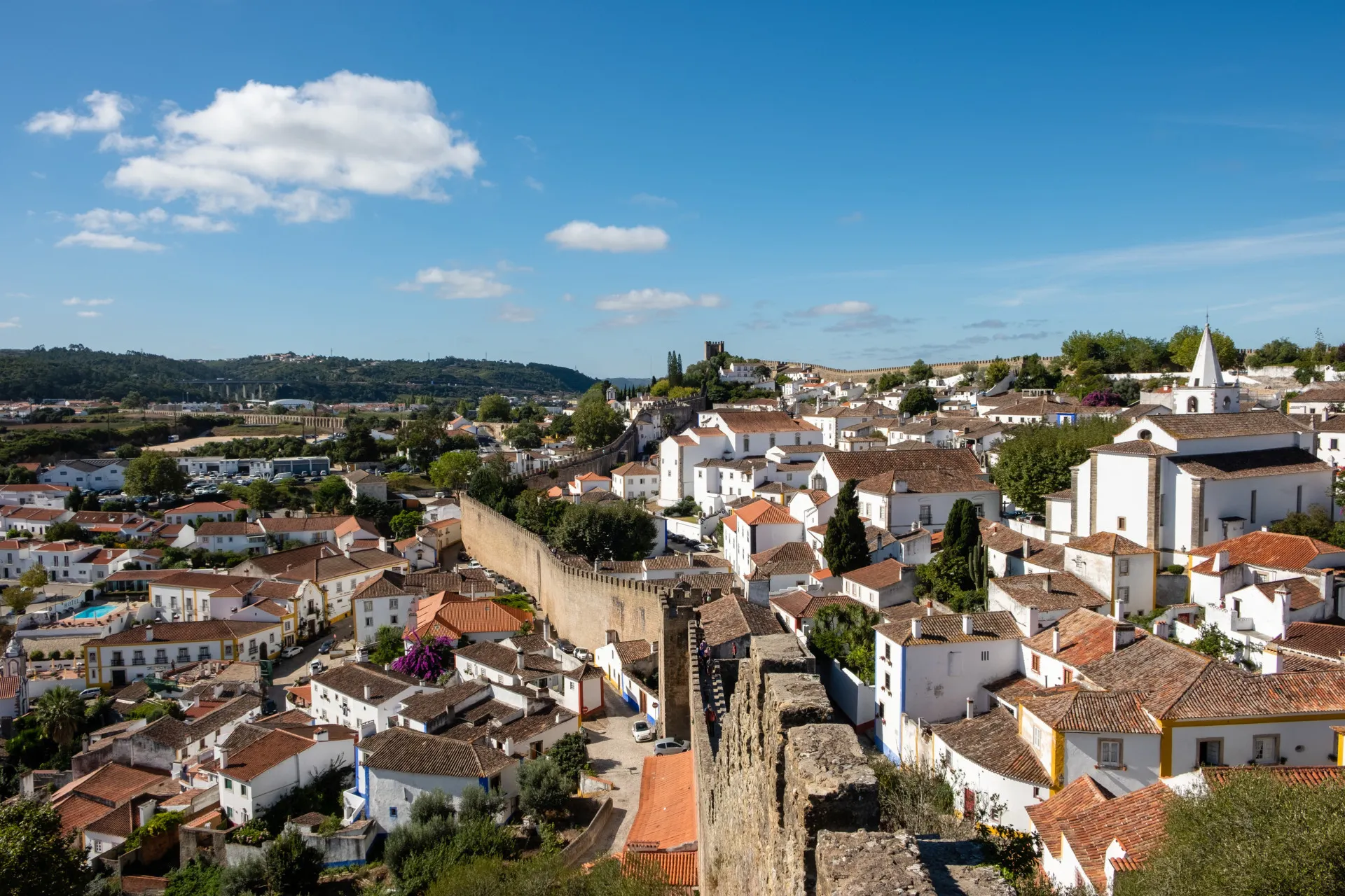 Binnen de stadsmuren van Obidos