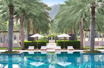 Hotel Al Bustan Palace zwembad - Muscat