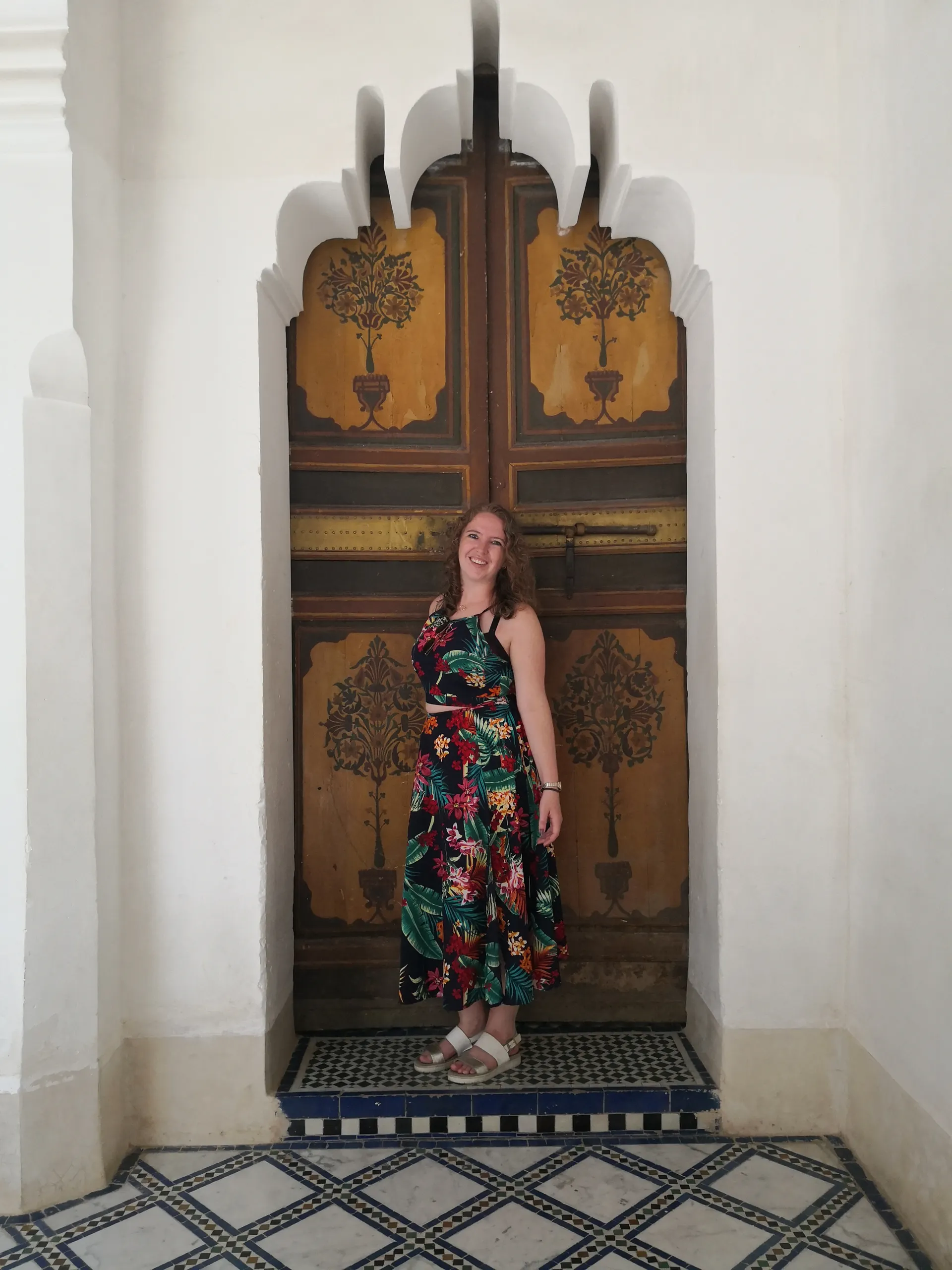 Silvia in Marrakech, Marokko