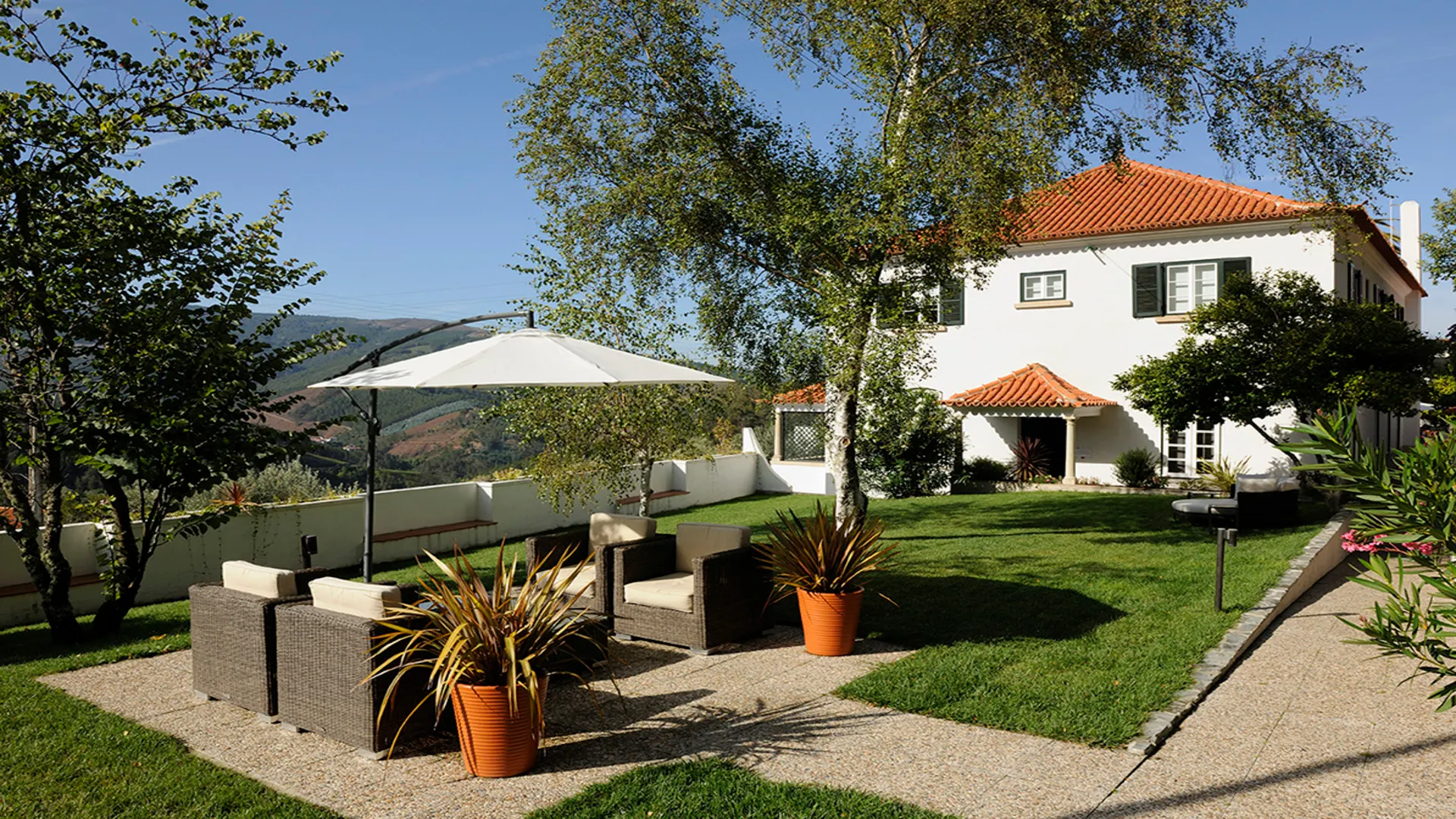 Terras bij Quinta da Palmeira, Arganil, Centraal Portugal