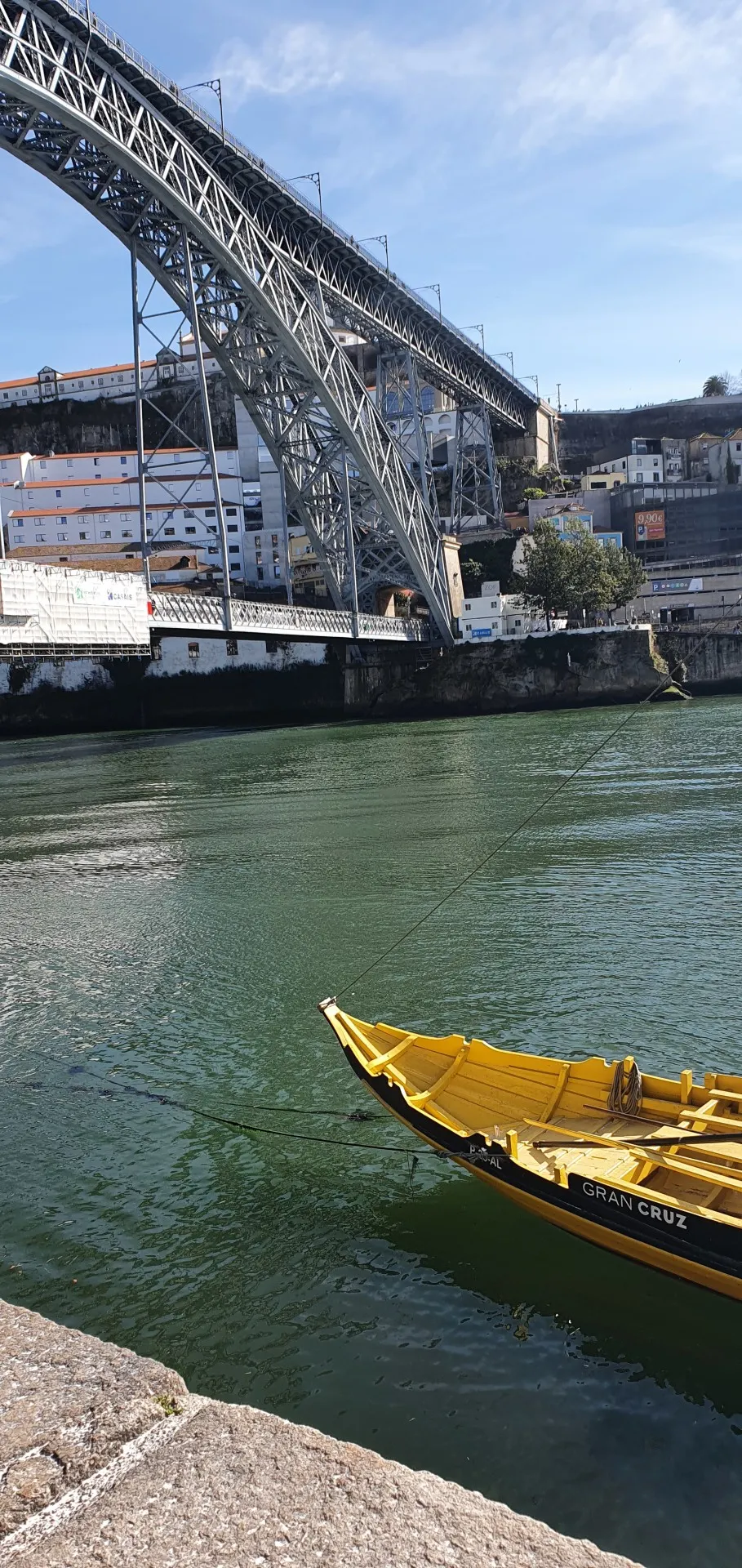 Brug Porto Douro met boot