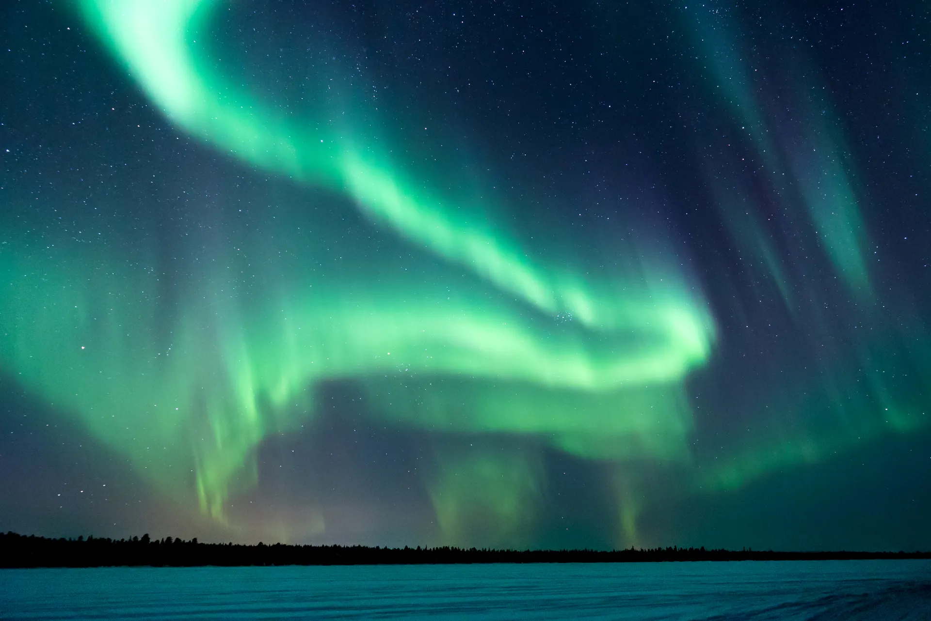  Finland Noorderlicht in Finslapland