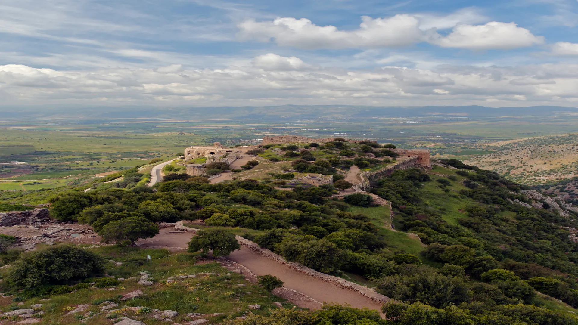 Nimrod fortress, Golan hoogvlaktes, Israël 