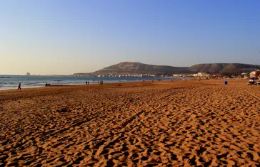 Strand Agadir, Marokko